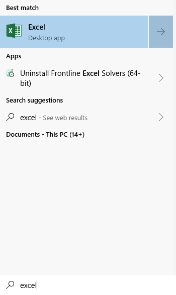 uninstall frontline solver from exce